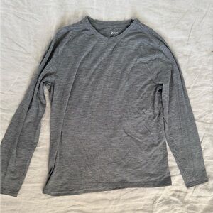 Quince performance crewneck - gray